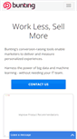 Mobile Screenshot of bunting.com