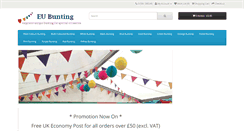 Desktop Screenshot of bunting.eu